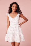 Finny Cotton Ikat Floral Mini Dress-Dresses-LoveShackFancy-Max & Riley