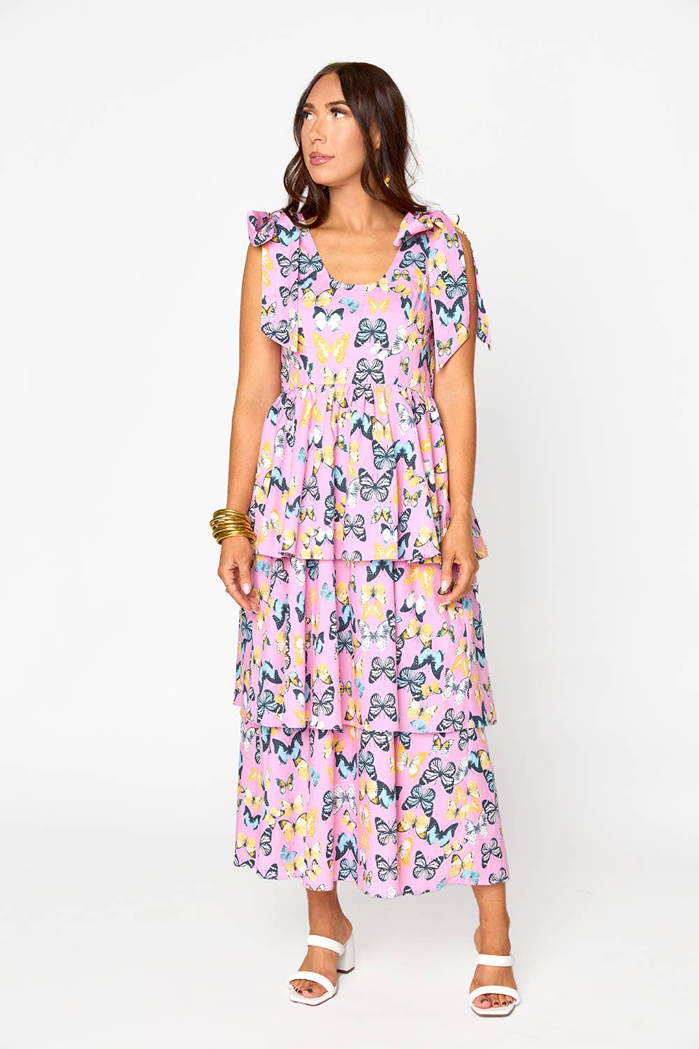 Drew Feelin Butterflies Midi Dress-Dresses-BuddyLove-Max & Riley