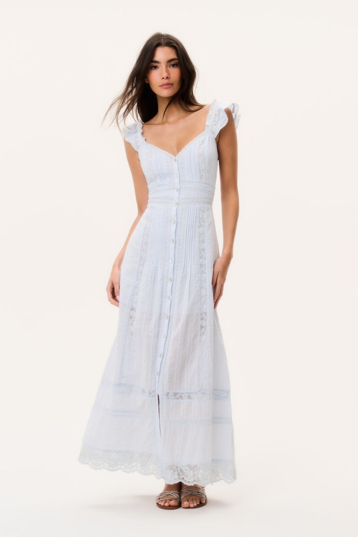 Kailette Cotton Maxi Dress-Dresses-LoveShackFancy-Max & Riley