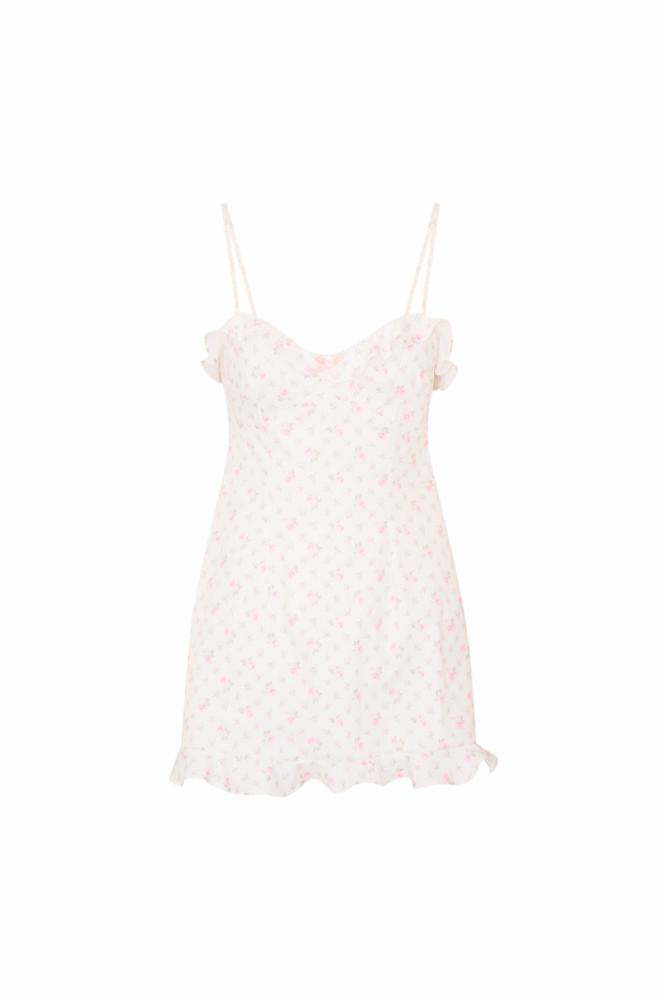 Stephania Floral Cotton Mini Dress-Dresses-LoveShackFancy-Max & Riley