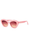 Hessel Cat Eye Sunglasses- Peony Pink-Sunglasses-LoveShackFancy-Peony Pink-Max & Riley