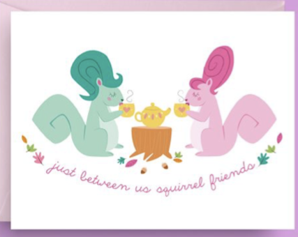Love & Friendship Cards-Home & Gifts-Nicole Marie Paperie-Squirrel Friends-Max & Riley