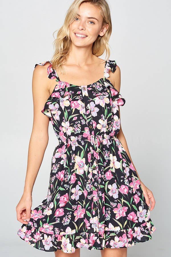 Ali Floral Dress-Dresses-Allie Rose-Max & Riley