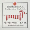 Holiday Candle - Peppermint Bark-Candle-Essentially NOLA-Max & Riley
