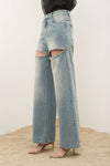 Bejeweled High Waisted Jeans-Bottoms-Max & Riley-Max & Riley