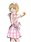Barbie Burn Down the Patriarchy Rosewater Candle-Candle-Jennifer Vallez-Max & Riley