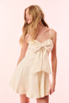 Clarine Gingham Bow Dress-Dresses-LoveShackFancy-Max & Riley