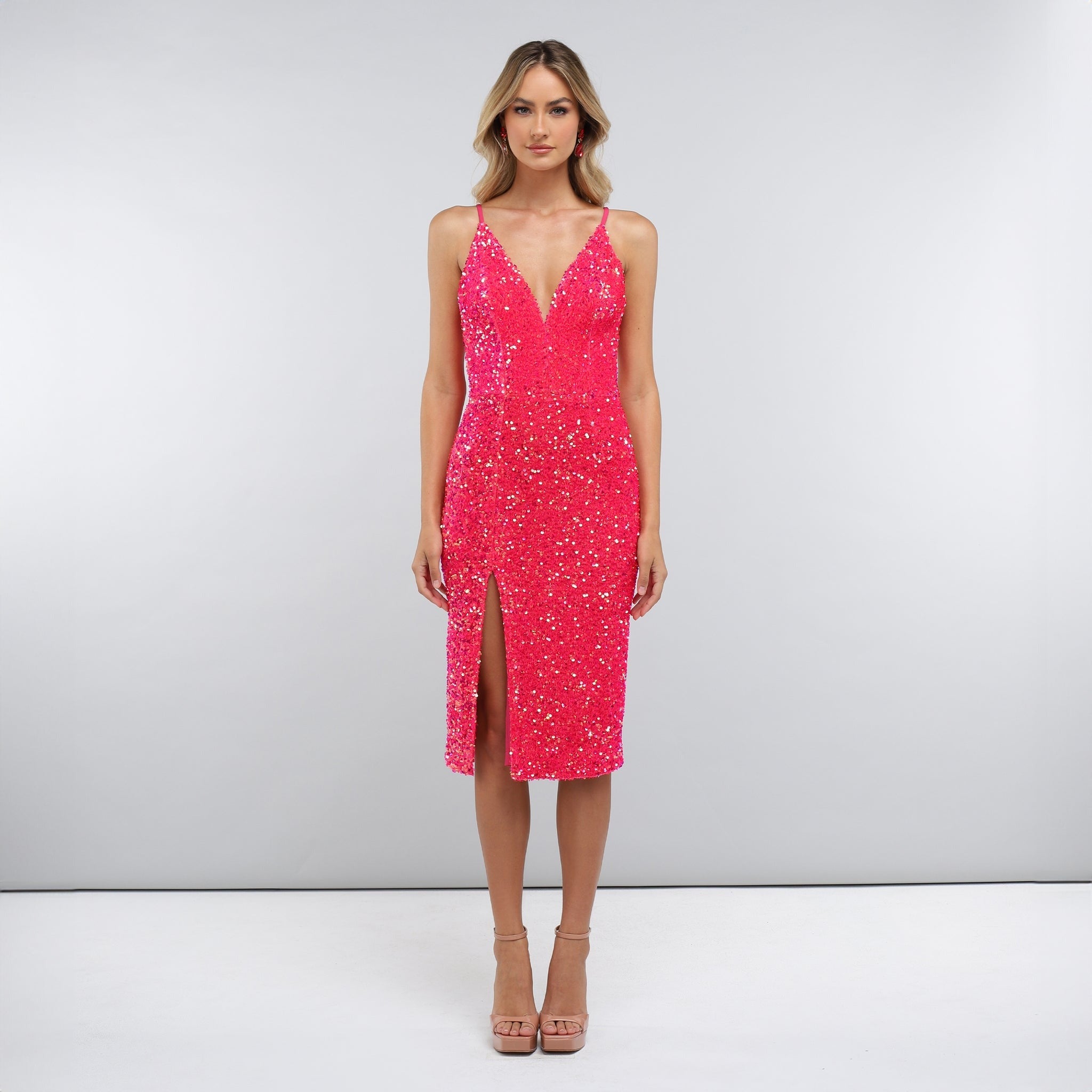 Corey Sequin Midi-Dresses-Helsi-Max & Riley