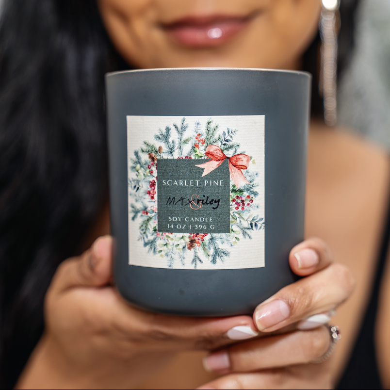 Scarlet Pine Exclusive Candle-Candle-Max & Riley-Max & Riley