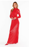 All Out Maxi Dress- Red Sequins-Dresses-Show Me Your Mumu-Max & Riley