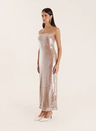 Norma Sequin Maxi Dress-Dresses-4th & Reckless-Max & Riley