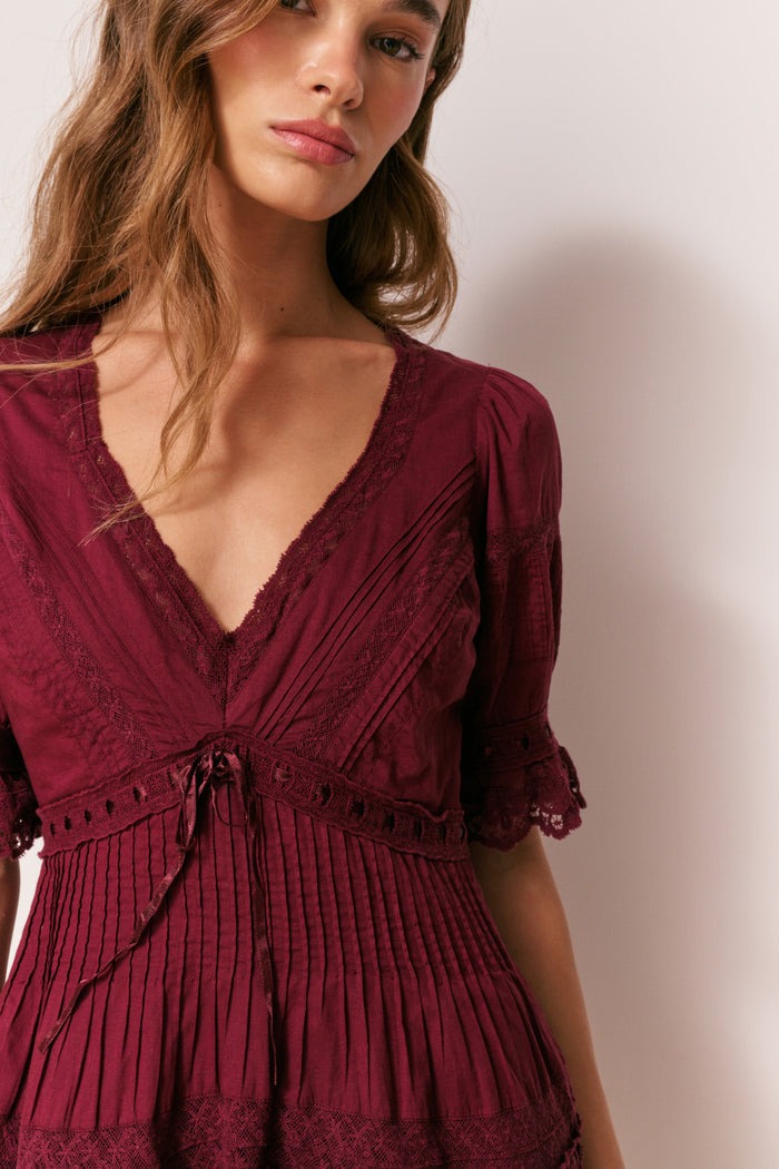 Lilias Cotton Mini Dress-Dresses-LoveShackFancy-Max & Riley