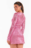 All Night Skort- Party Pink Sequins-Bottoms-Show Me Your Mumu-Max & Riley