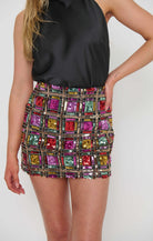 All Night Skort- Studio Sequins-Bottoms-Show Me Your Mumu-Max & Riley