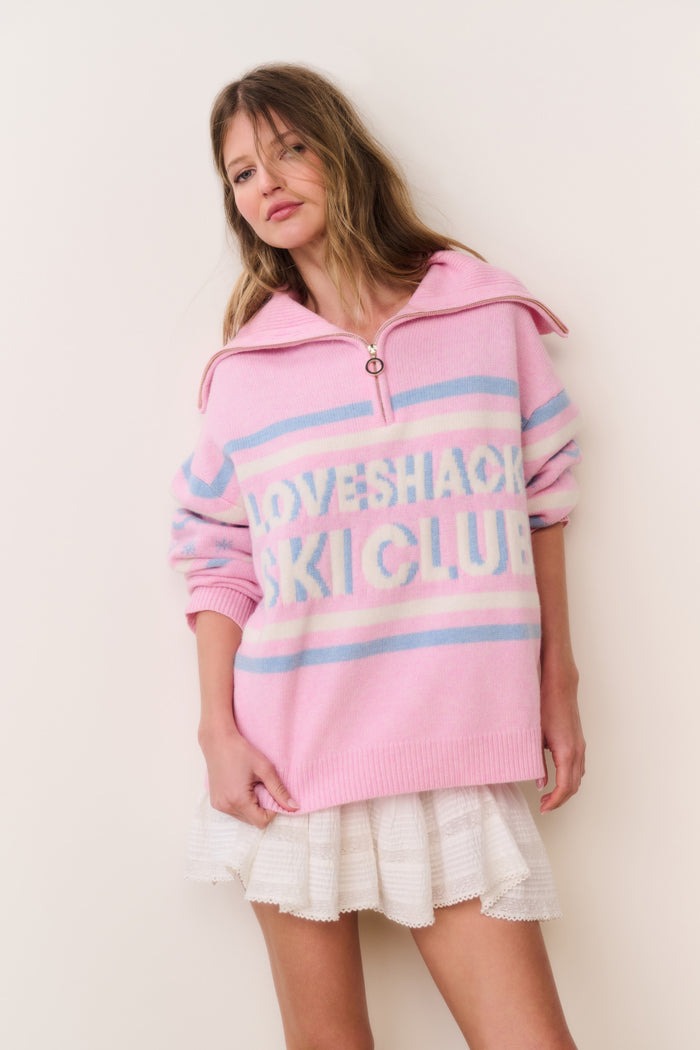 Misty Wool Ski Club Sweater-Sweaters-LoveShackFancy-Max & Riley