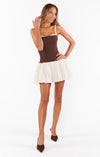 Tiffany Skort Dress- Chocolate-Dresses-Show Me Your Mumu-Max & Riley