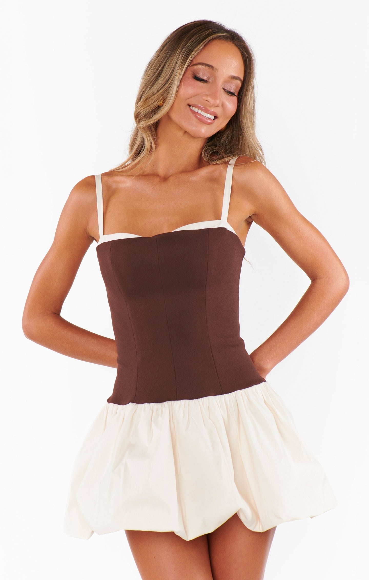 Tiffany Skort Dress- Chocolate-Dresses-Show Me Your Mumu-Max & Riley