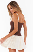 Tiffany Skort Dress- Chocolate-Dresses-Show Me Your Mumu-Max & Riley