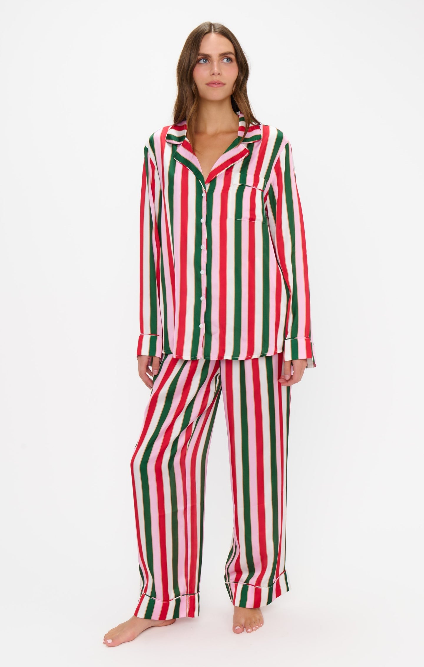 Classic PJ Set Jolly Stripes-Pajamas-Show Me Your Mumu-Max & Riley