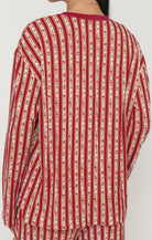 Stay In PJ Set Poinsettia Stripe-Pajamas-Show Me Your Mumu-Max & Riley