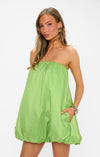 Beverly Bubble Dress- Key Lime Taffeta-Dresses-Show Me Your Mumu-Max & Riley