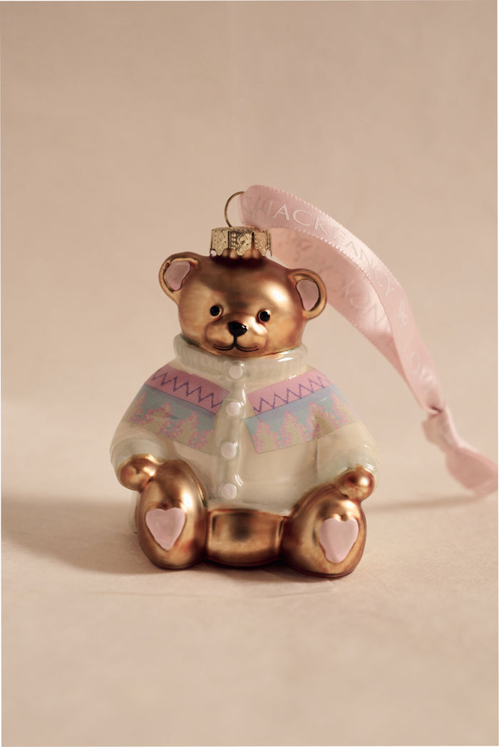 Fairisle Bear Ornament-Home & Gifts-LoveShackFancy-Max & Riley