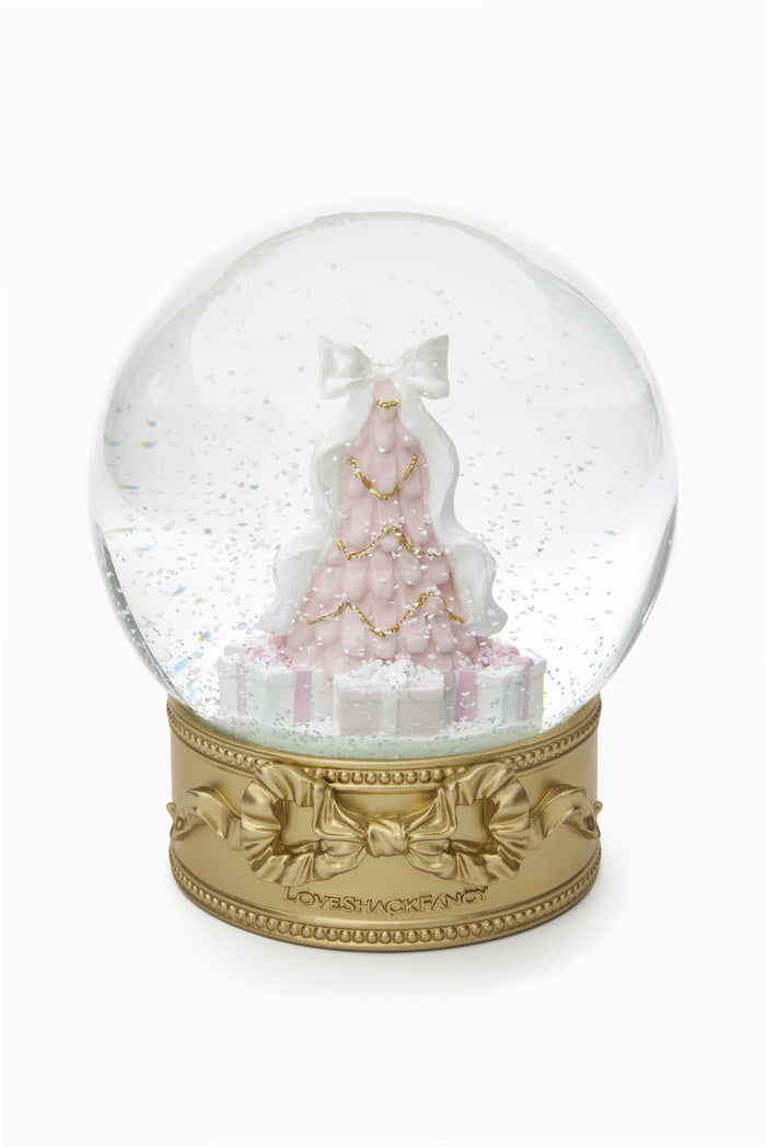 Ballet Slipper Tree Snow Globe-Home & Gifts-LoveShackFancy-Max & Riley