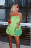 Beverly Bubble Dress- Key Lime Taffeta-Dresses-Show Me Your Mumu-Max & Riley