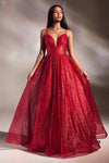 Red Glitter Ballgown-Dresses-Ladivine by Cinderella Divine-Max & Riley