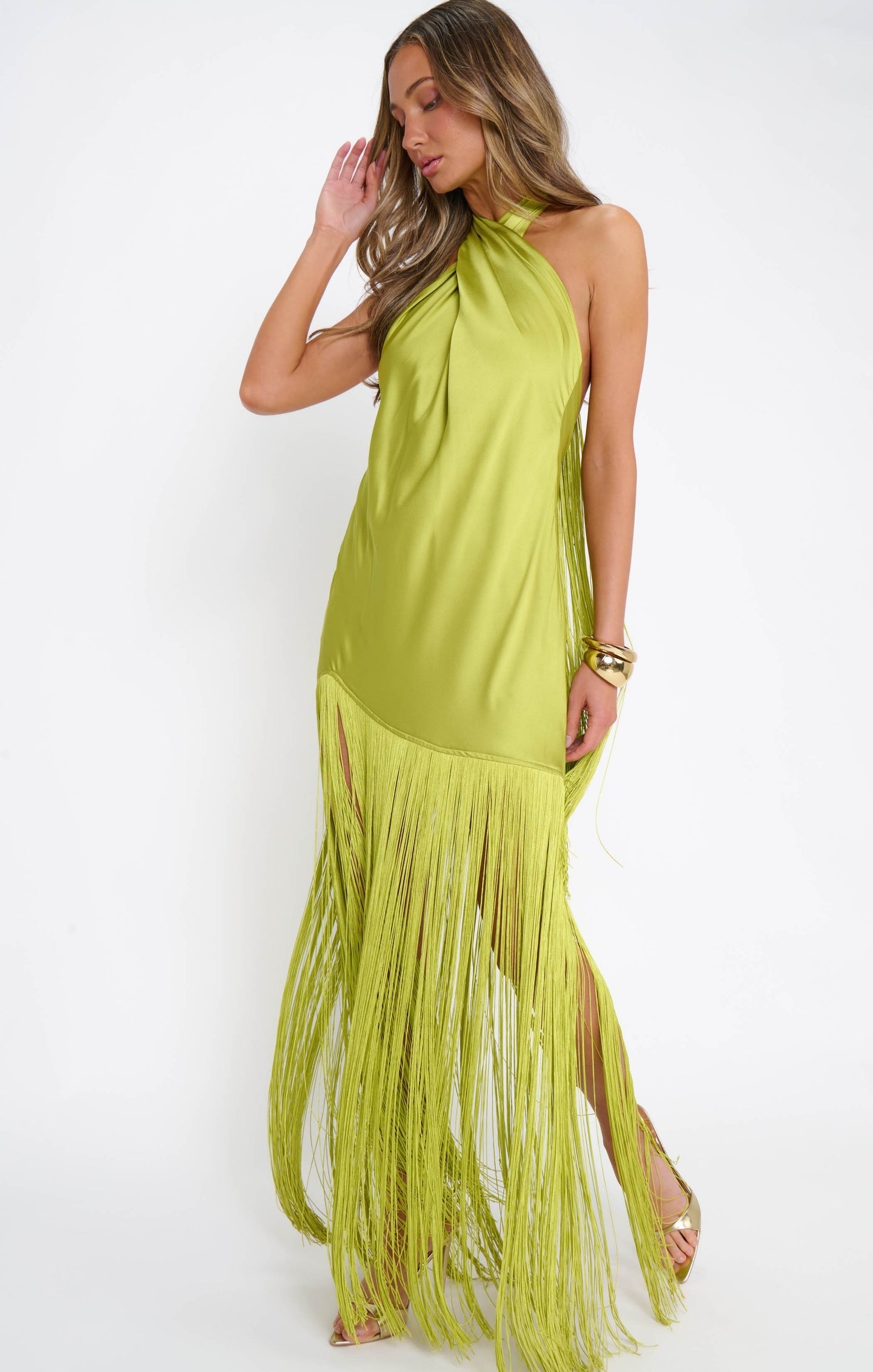 Jasmine Fringe Maxi Dress-Dresses-Show Me Your Mumu-Max & Riley