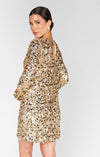 Maddison Mini Dress- Gold Metallic Sequins-Dresses-Show Me Your Mumu-Max & Riley