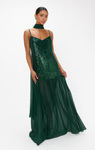 Dalia Maxi Dress- Emerald Sequins-Dresses-Show Me Your Mumu-Max & Riley