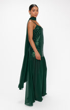Dalia Maxi Dress- Emerald Sequins-Dresses-Show Me Your Mumu-Max & Riley