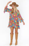 Viola Mini Dress- Bright Floral Soiree-Dresses-Show Me Your Mumu-Max & Riley