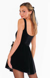 Ricci Skort Dress- Black Velvet-Dresses-Show Me Your Mumu-Max & Riley