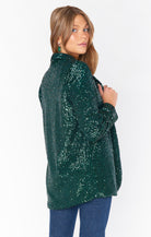 Dance Blazer- Emerald Sequins-Blazer-Show Me Your Mumu-Max & Riley