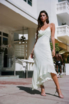 Chesley Chiffon Slip Dress-Dresses-LoveShackFancy-Max & Riley