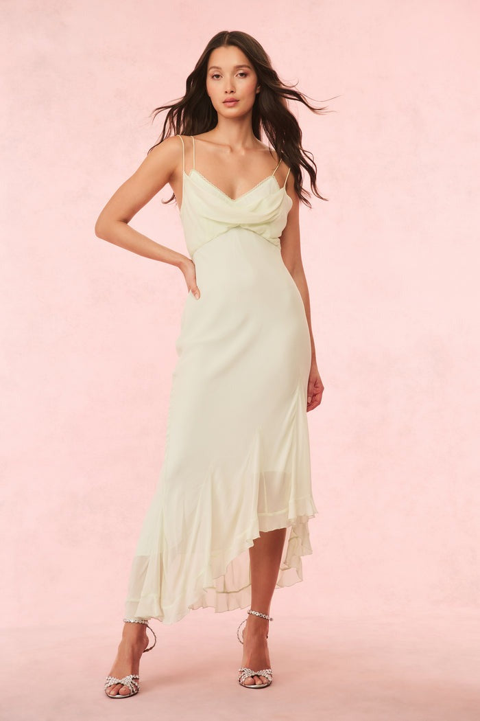 Chesley Chiffon Slip Dress-Dresses-LoveShackFancy-Max & Riley