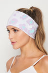 Cheetah Lilac Facemask and Headband (sold separately or as a set)-Accessories-Max & Riley-Max & Riley