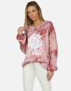Sierra Loved Rose Sweatshirt-Tops-Lauren Moshi-Max & Riley
