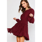 Scarlet Mini Swing Dress-Dresses-Max & Riley-Max & Riley