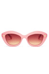 Hessel Cat Eye Sunglasses- Peony Pink-Sunglasses-LoveShackFancy-Peony Pink-Max & Riley