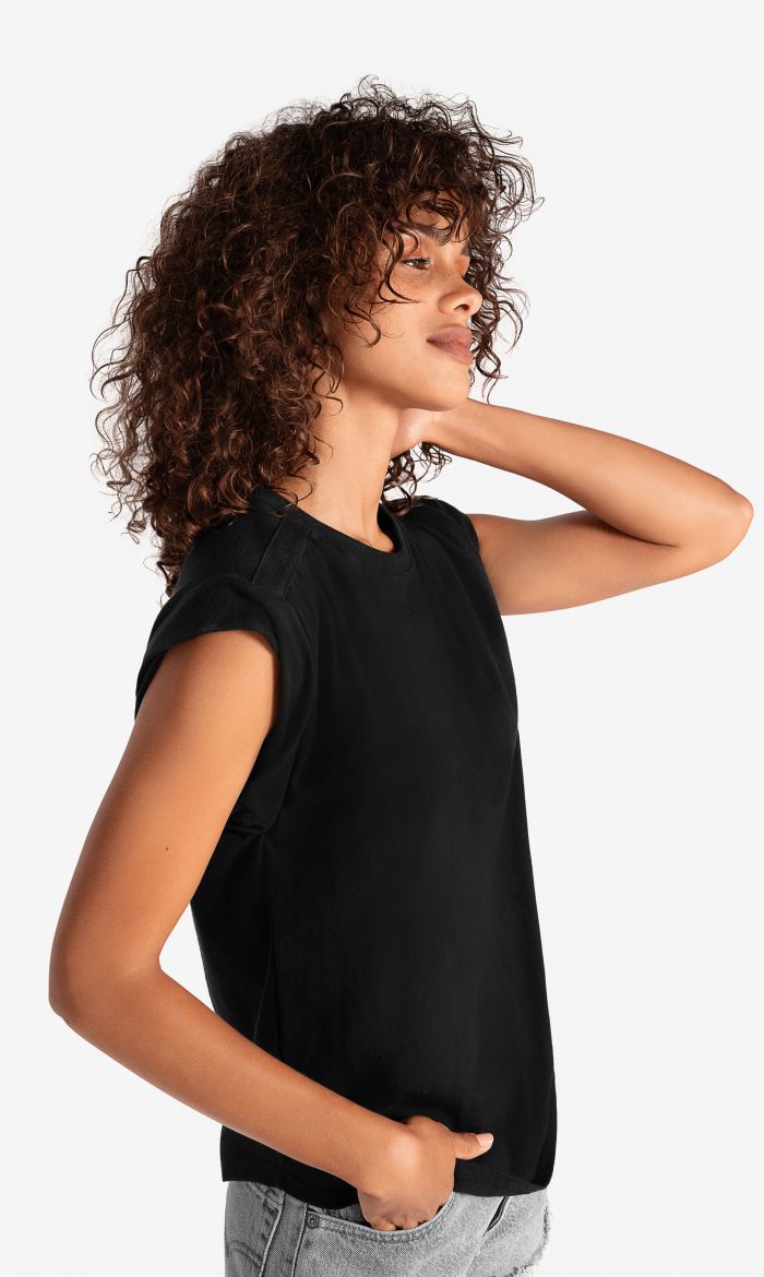 Simone Vintage Cotton Muscle Tee-Tops-Rachel Zoe-Max & Riley