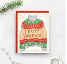 Holiday Greeting Cards-Home & Gifts-Nicole Marie Paperie-Ugly Sweater Holiday-Max & Riley