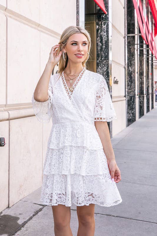 Garden Party Mini Dress-Dresses-Strut and Bolt-Max & Riley