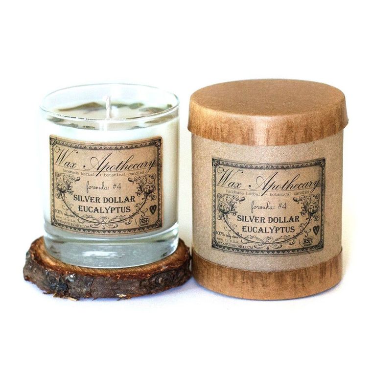 Silver-Dollar Eucalyptus Botanical Candle-Candle-Wax Apothecary-Max & Riley