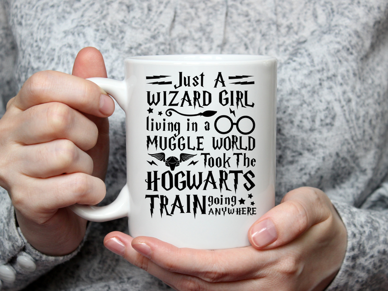 Just a Wizard Girl Mug-Home & Gifts-The Gift Shoppe-Max & Riley