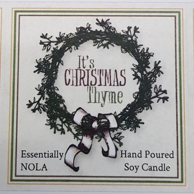 Holiday Candle - Christmas Thyme-Candle-Essentially NOLA-Max & Riley