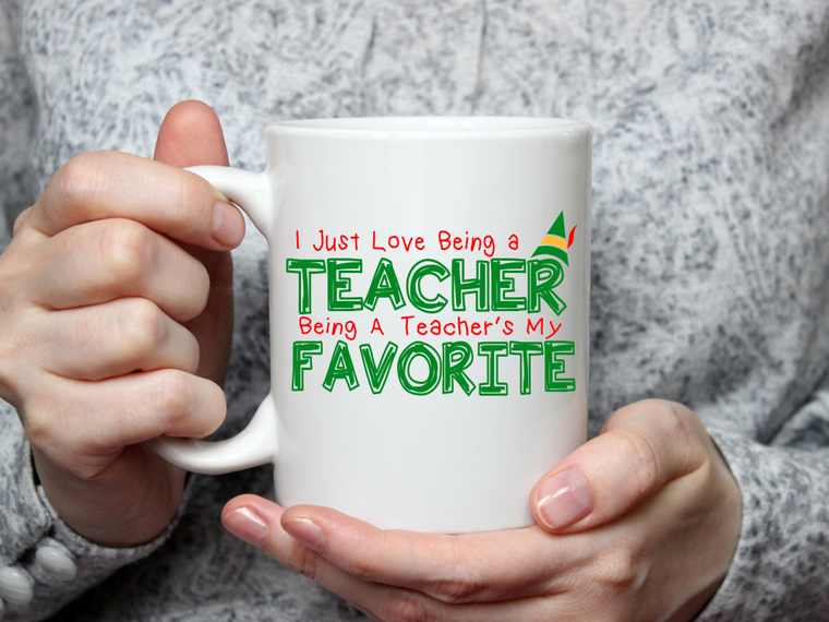 Elf Favorite Teacher Mug-Home & Gifts-The Gift Shoppe-Max & Riley