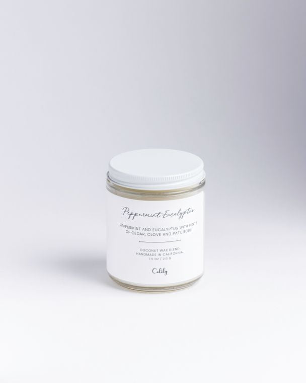 Peppermint Eucalyptus Holiday Candle-Candle-Colily Candles-Max & Riley